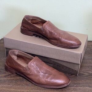 H.S. Trask Women size 10 Brown Leather Loafers